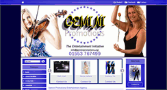 Desktop Screenshot of geminipromotions.org