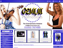 Tablet Screenshot of geminipromotions.org